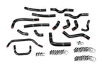 HPS Black Silicone Heater Hose Kit Complete 16pcs Set, Lexus 03-07 LX470 4.7L V8 J100, 57-1911-BLK