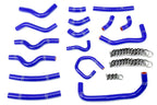 HPS Reinforced Blue Silicone Heater Hose Kit includes rear heater, Toyota 98-02 Land Cruiser 4.7L V8 J100, 57-1913-BLUE