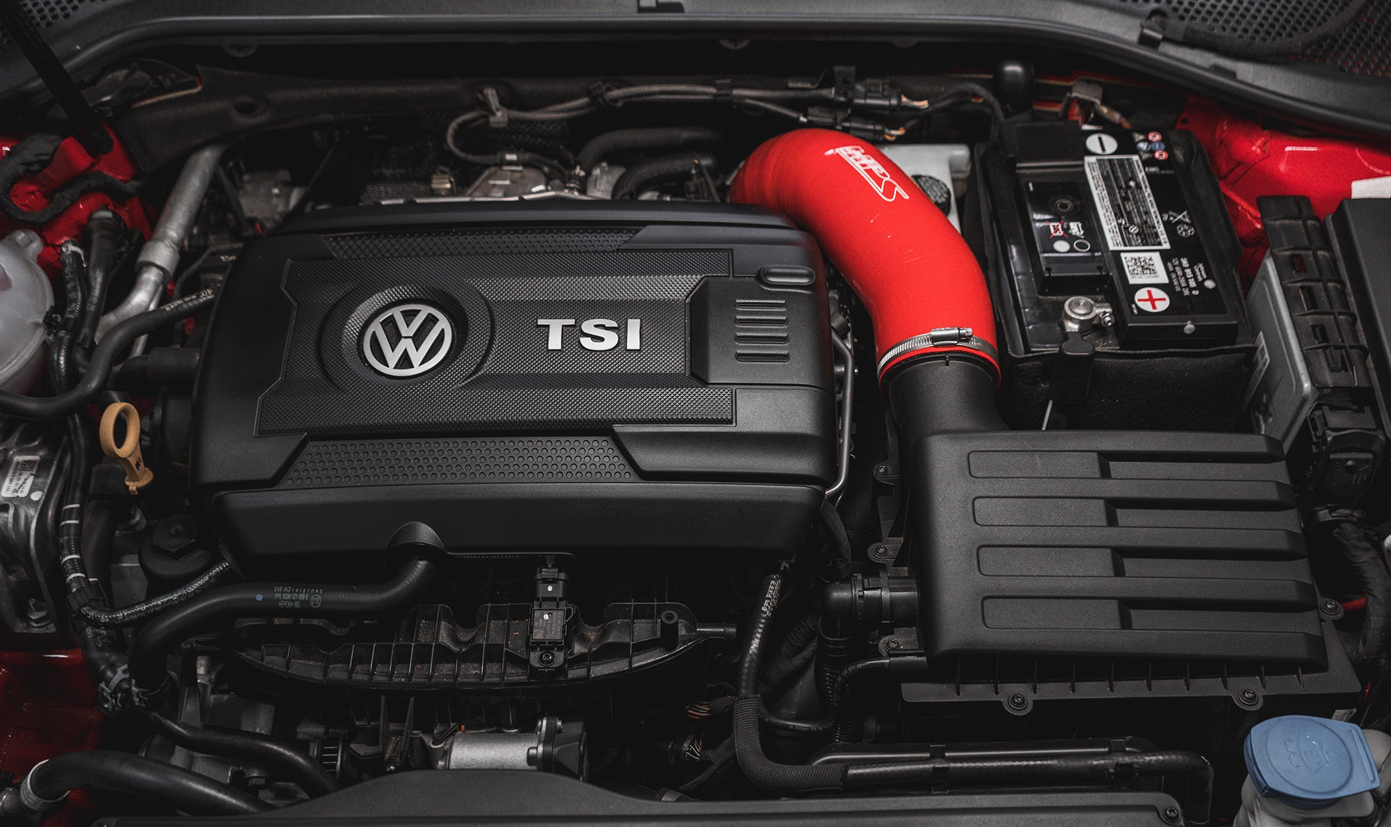 HPS Silicone Post MAF Air Intake Hose Kit Installed Volkswagen 2015-2020 GTI 2.0T TSI Turbo 57-1922