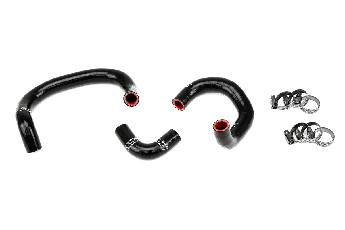 HPS Black Silicone Heater Coolant Hose Kit Lexus 98-05 GS300 2JZ-GTE VVT-i Swap 57-1927-BLK