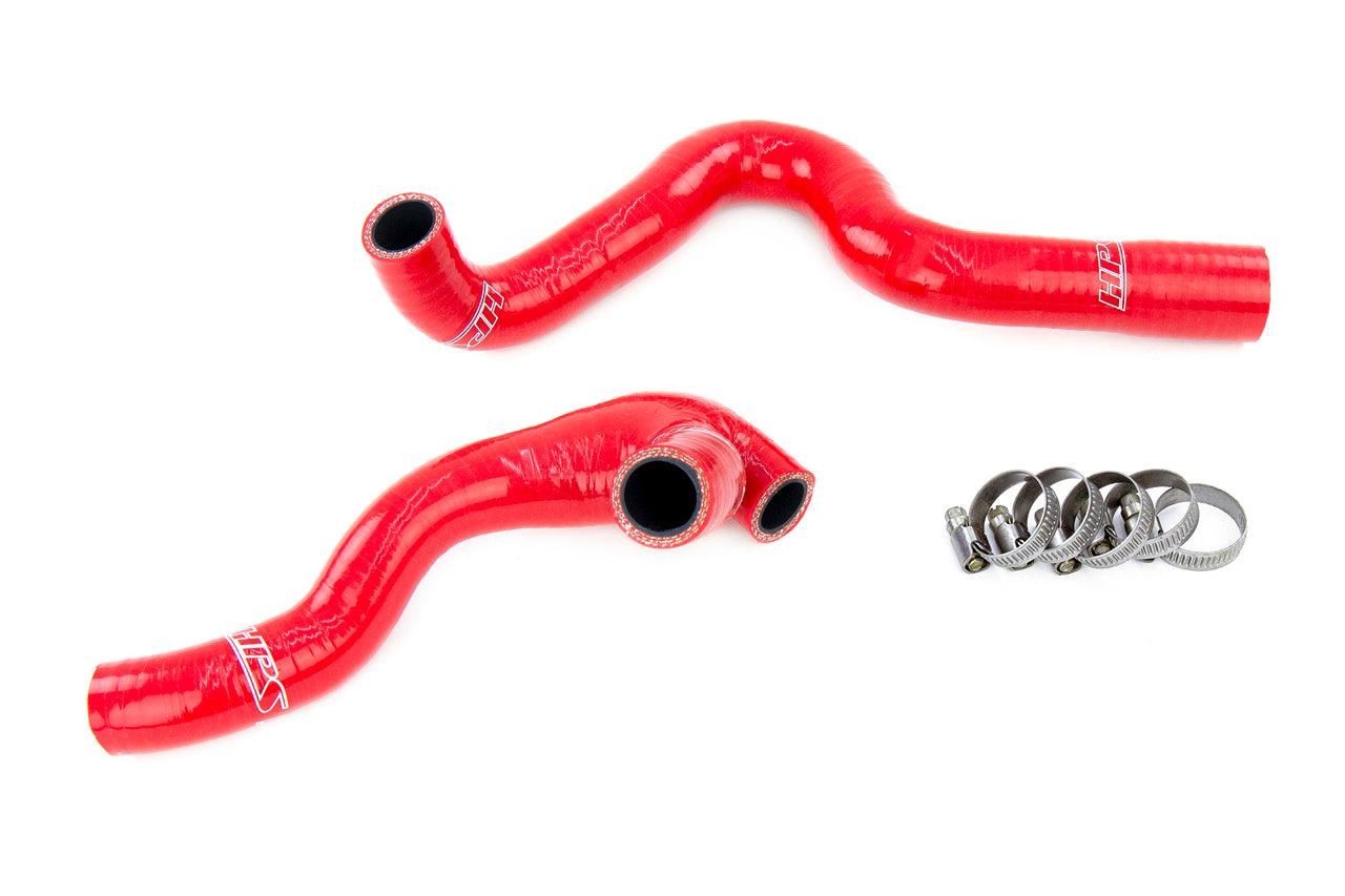 HPS Red Silicone Breather Hose + Boost Pressure Control Line Golf MK4 1.8T Turbo Late AWP 57-1934-RED