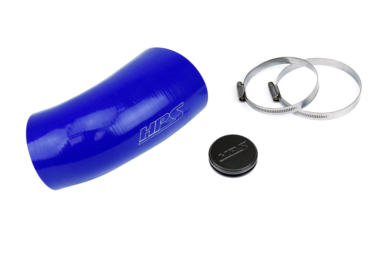 HPS Blue Silicone Post MAF Air Intake Hose Kit 1999-2004 Porsche 911 Carrera C2 C4 3.4L/3.6L F6 57-2077-BLUE