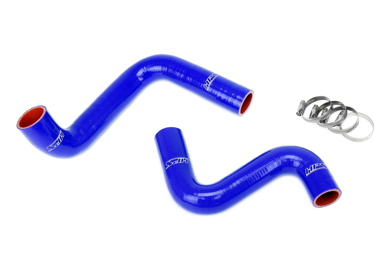 HPS Blue Silicone Coolant Hose Kit S13 S14 S15 LS Swap KA Radiator 9 o'clock Thermostat LS1 Water Pump 57-1955-BLUE