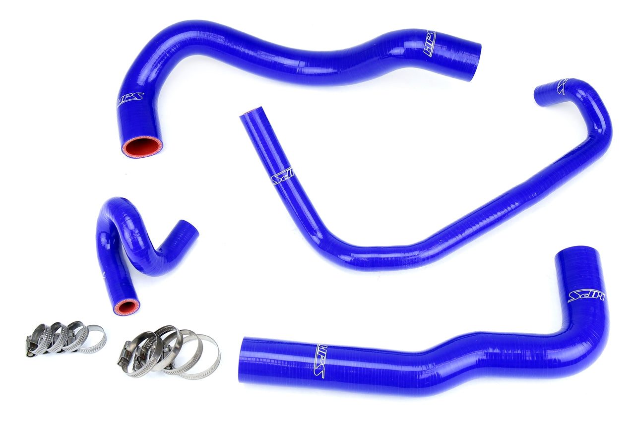 HPS Blue Silicone Lower Upper Radiator Coolant and Heater Hose Kit 01-05 Lexus IS300 1JZ-GTE Swap 57-1960-BLUE