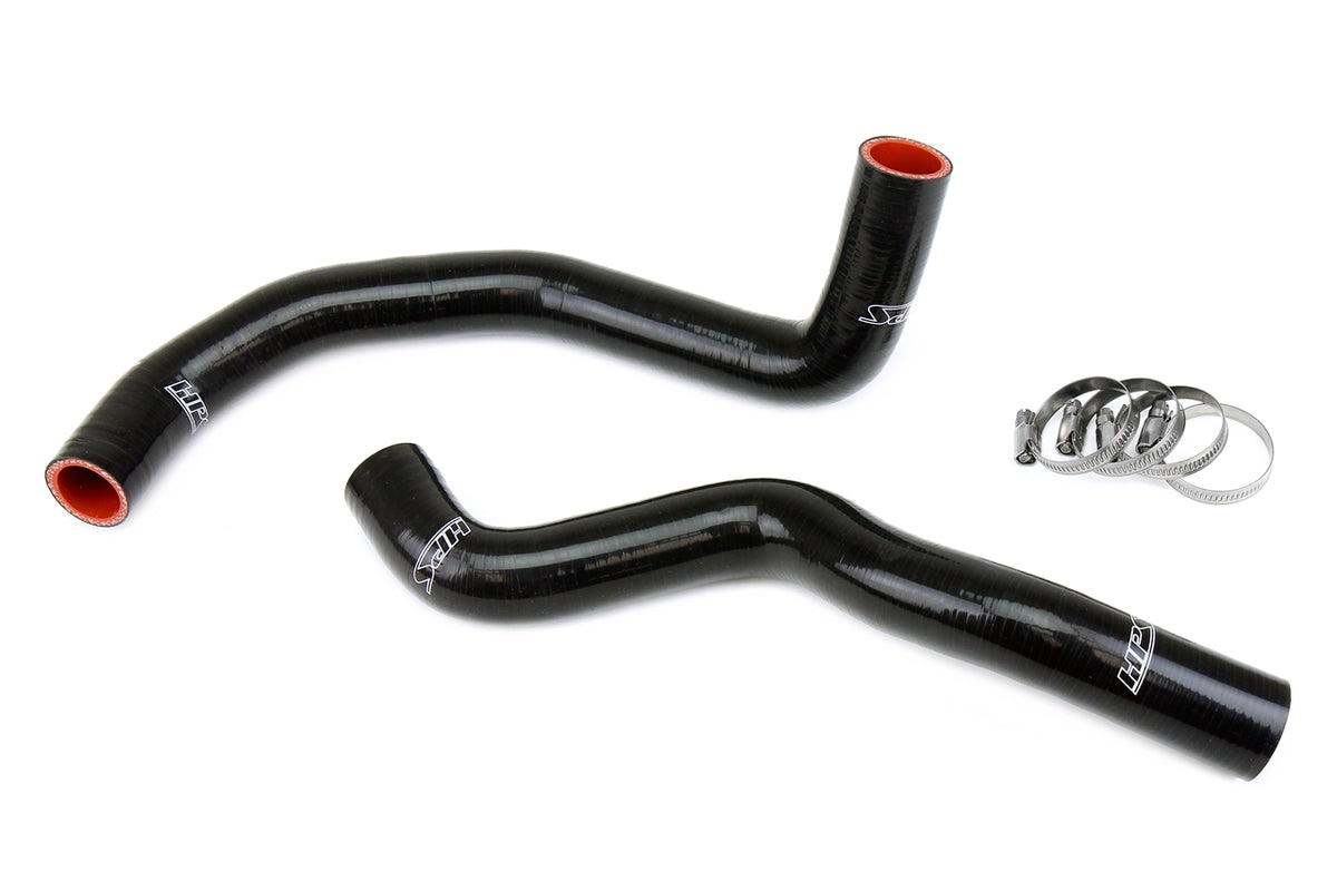 HPS Black Silicone Lower and Upper Radiator Coolant Hose Kit Audi 2012-2014 A6 2.0L Turbo C7 57-1967-BLK