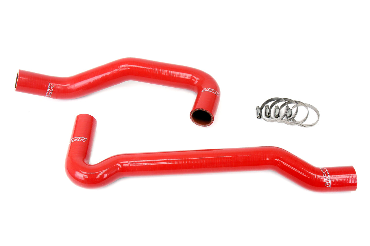 HPS Red Silicone Radiator Coolant Hose Kit Nissan 240SX S13 S14 S15 2JZ Turbo Swap 57-1988-RED