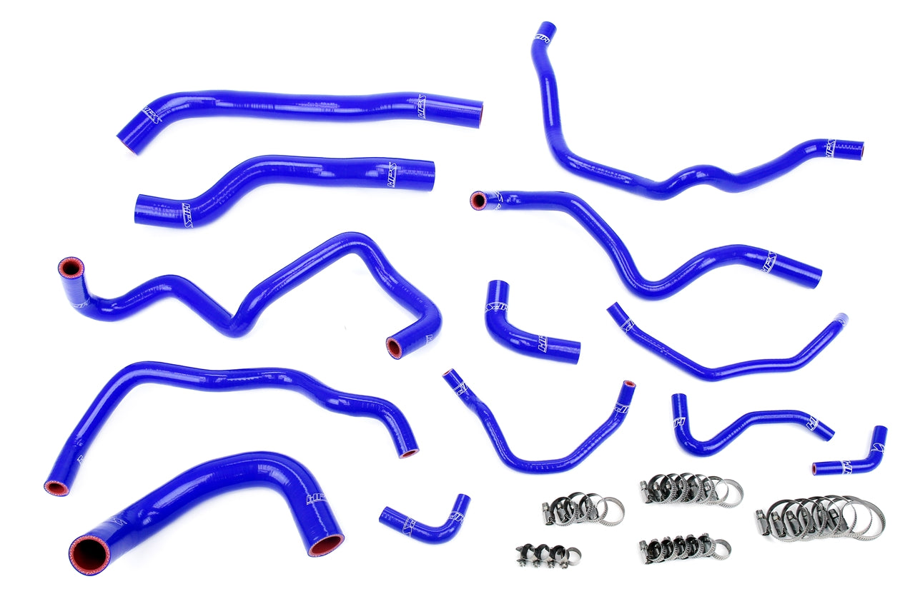 HPS Blue Silicone Radiator + Heater Hose Kit 2006 2007 Mazda Mazdaspeed 6 2.3L Turbo 57-2004-BLUE