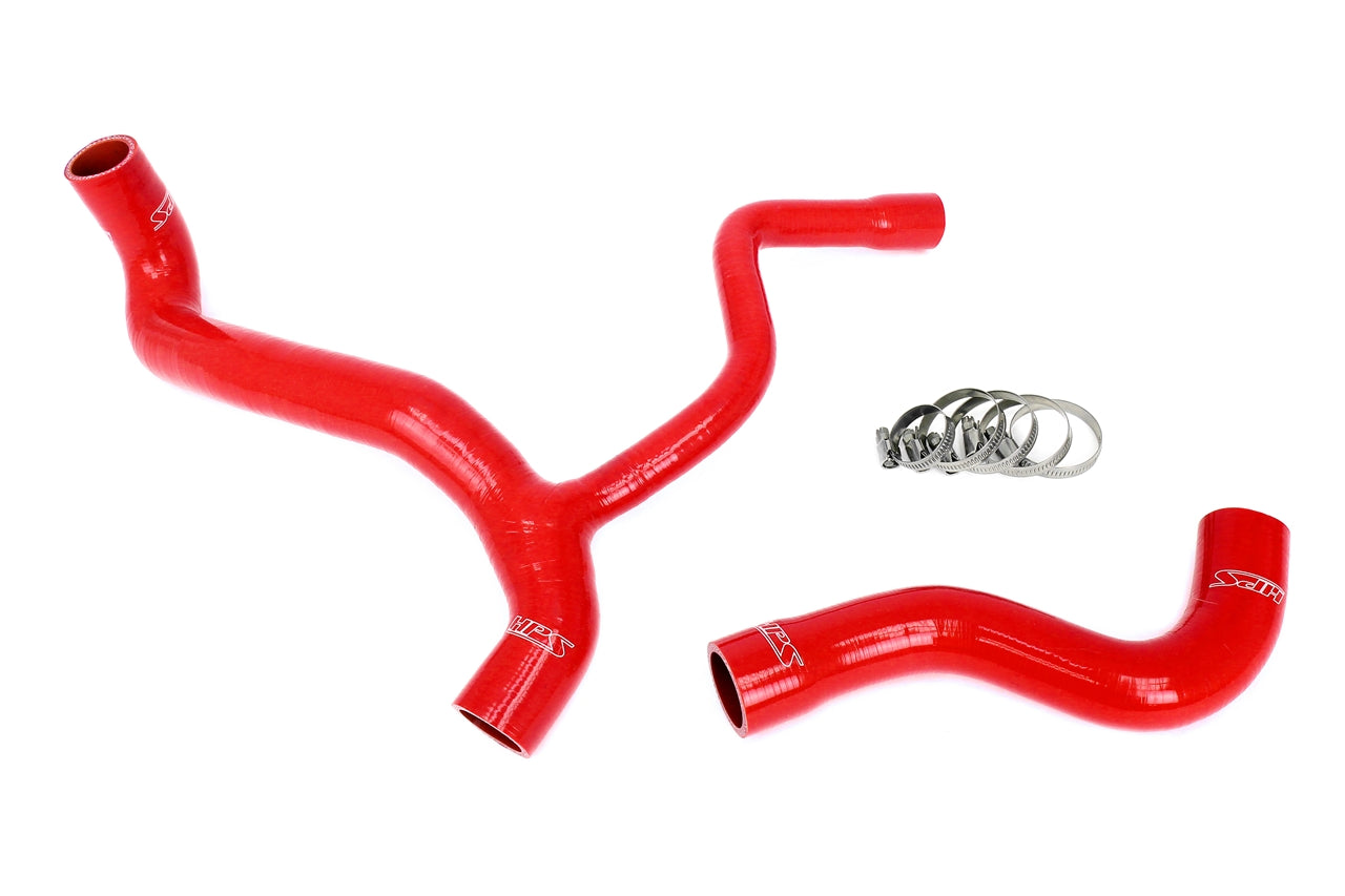 HPS Red Silicone Lower Upper Radiator Coolant Hose Kit 1986-1987 Mercedes-Benz 190E 2.3-16 Sedan 57-2040-RED