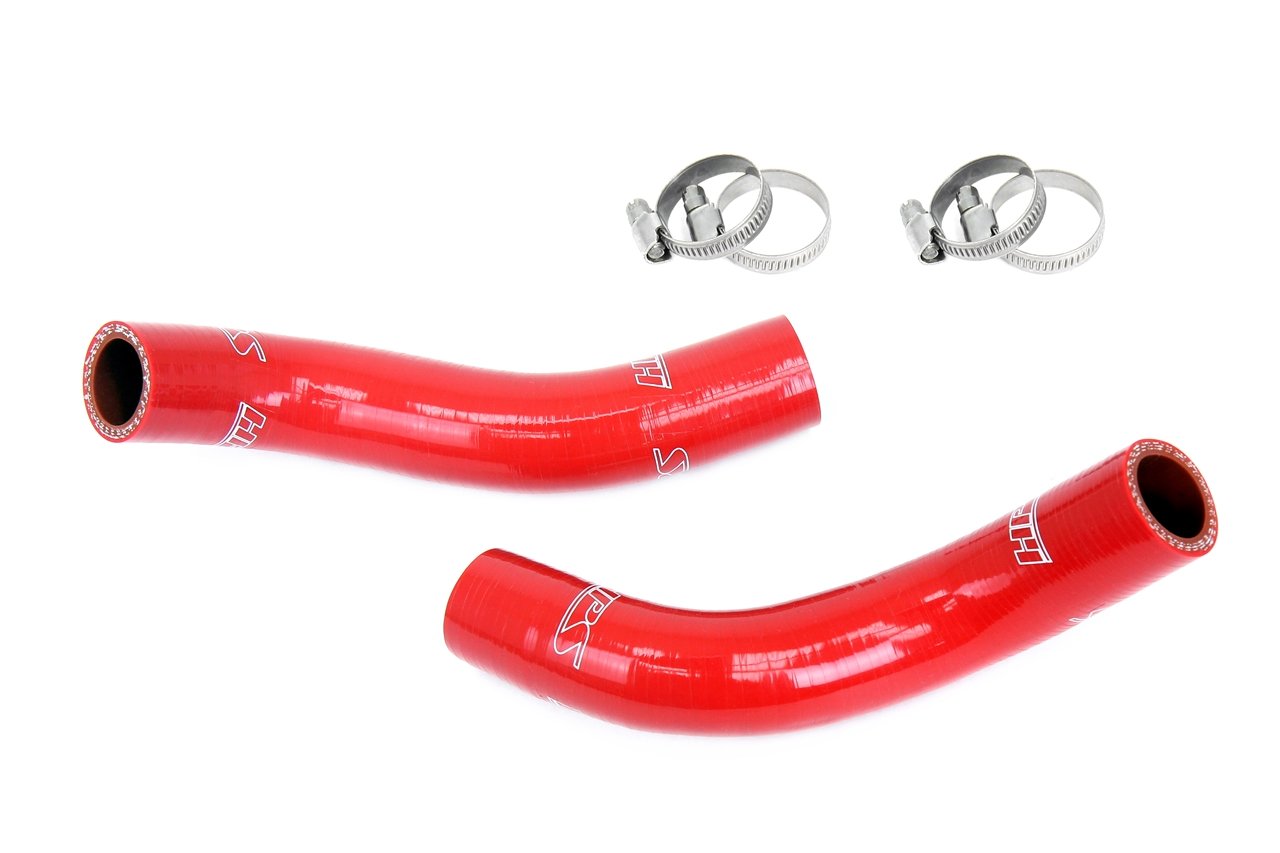 HPS Red Silicone Breather Blow Off Valve Hose Kit 2017-2020 Genesis G90 3.3T V6 Twin Turbo 57-2045-RED