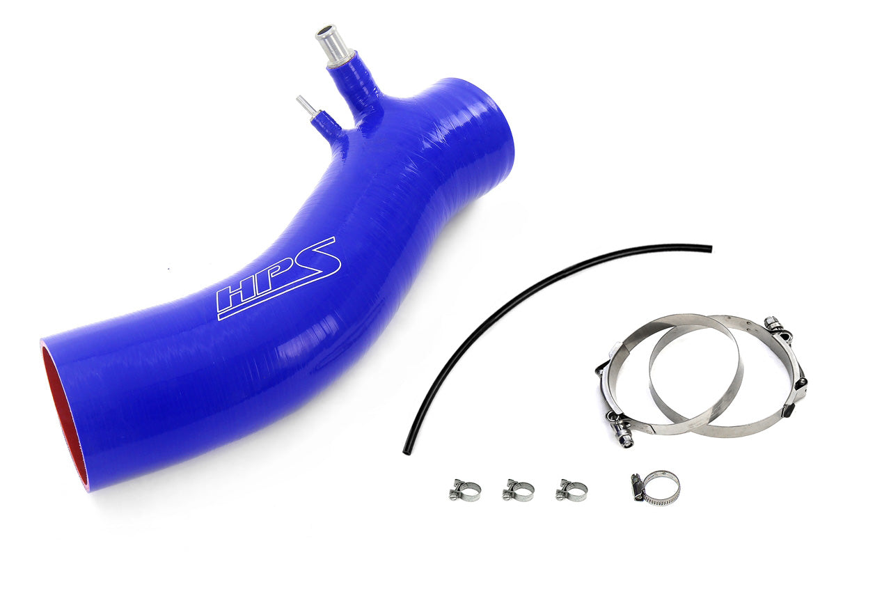 HPS Blue Silicone Post MAF Tube Air Intake Kit 2010-2014 Toyota FJ Cruiser 4.0L V6 57-2046-BLUE