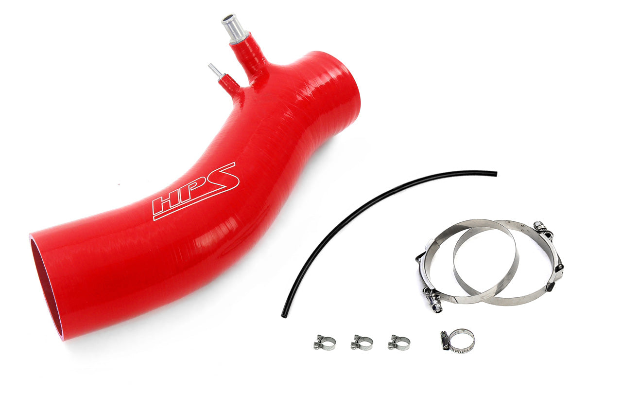 HPS Red Reinforced Silicone Post MAF Air Intake Hose Kit 2010-2022 Toyota 4Runner 4.0L V6 57-2046-RED