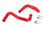 HPS Red Silicone Coolant Hose Kit S13 S14 S15 LS Swap SR20 Radiator 8 o'clock Thermostat LS1 Water Pump 57-2058-RED