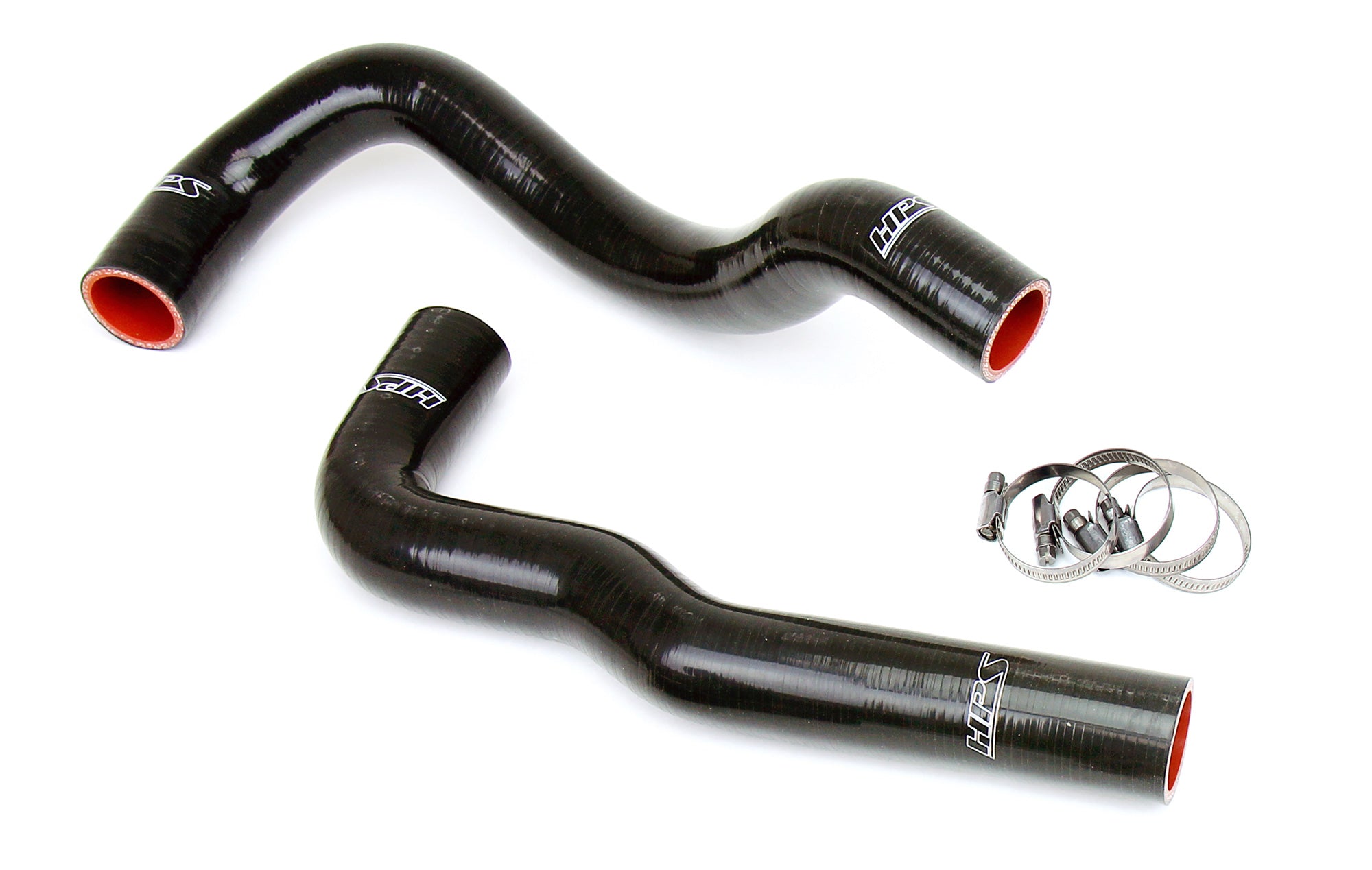 HPS Silicone Lower Upper Radiator Coolant Hoses Lexus 01-05 IS300 1JZ GTE Swap 57-2066-BLK