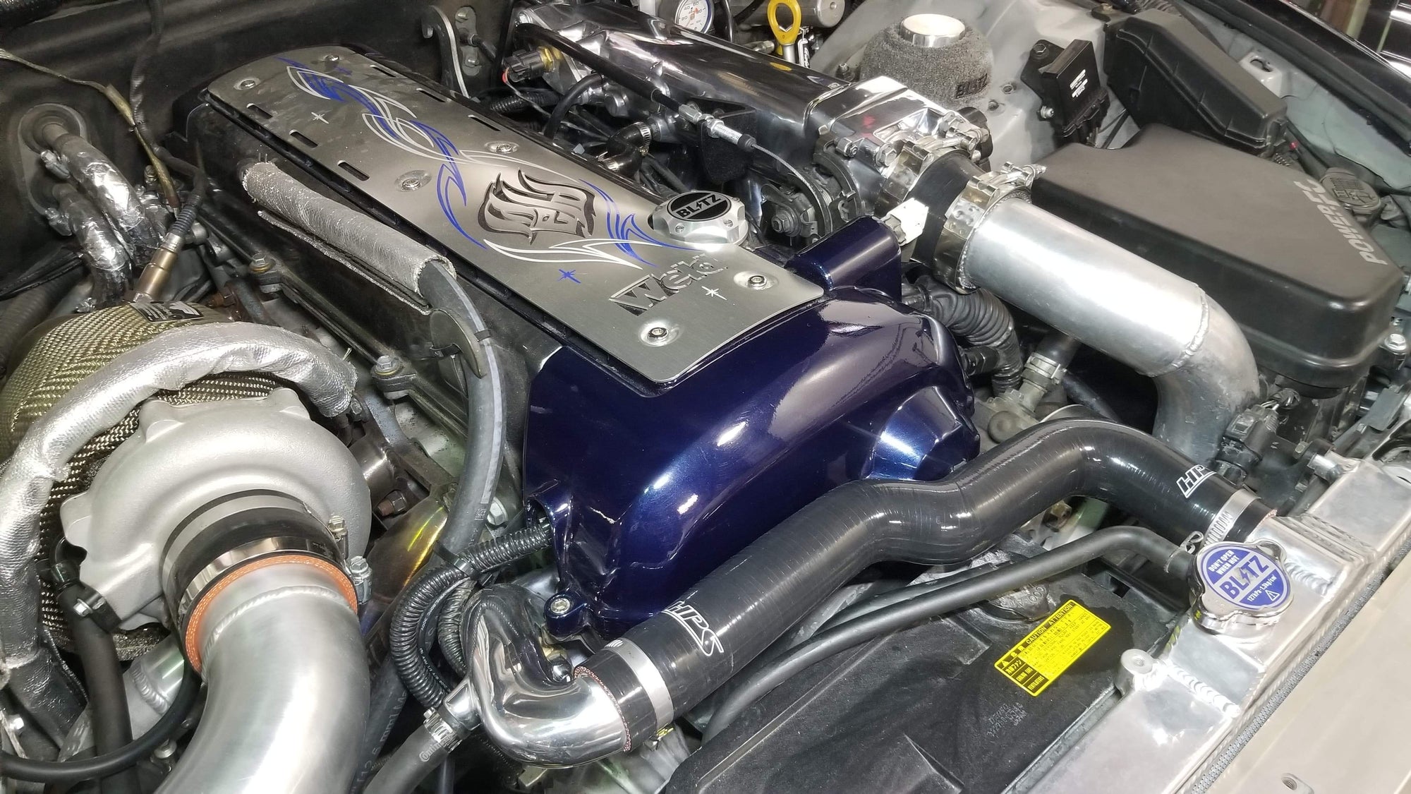 HPS Silicone Lower Upper Radiator Coolant Hoses Installed Lexus 01-05 IS300 1JZ GTE Swap 57-2066