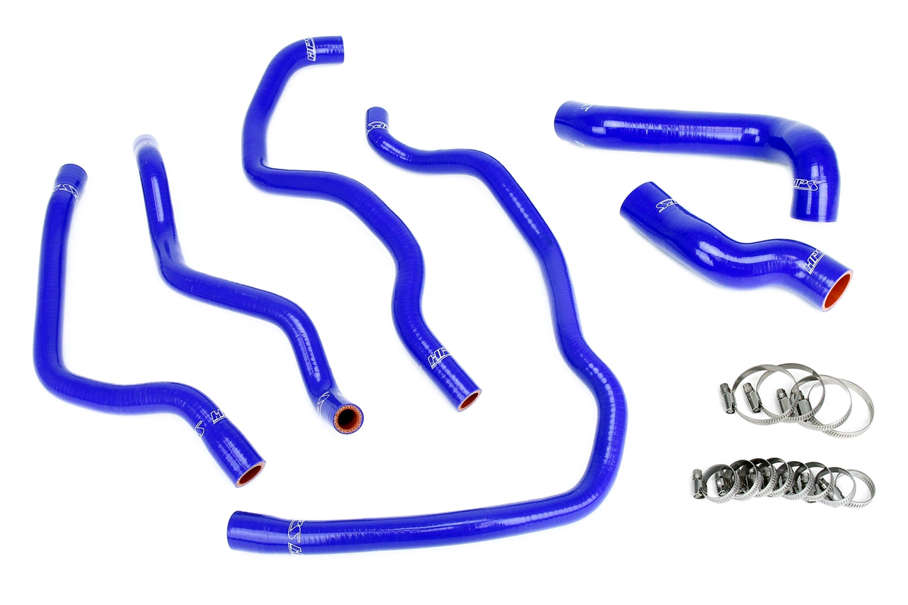 HPS Blue Silicone Radiator + Heater Coolant Hose Kit BMW 2001-2006 325Ci 2.5L E46 M54, 57-2076-BLUE