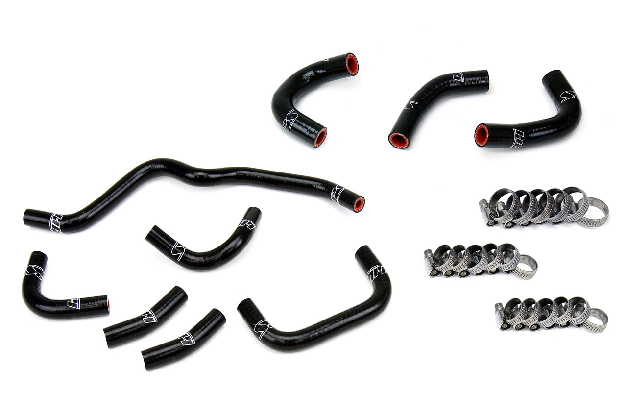 HPS Black Silicone Oil Cooler Throttle Body Coolant Hose Kit Honda 2000-2005 S2000 S2K 2.0L F20C AP1 2.2L F22C AP2 57-2079-BLK