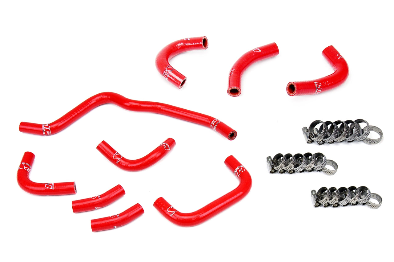 HPS Red Silicone Oil Cooler Throttle Body Coolant Hose Kit Honda 2000-2005 S2000 S2K 2.0L F20C AP1 2.2L F22C AP2 57-2079-RED
