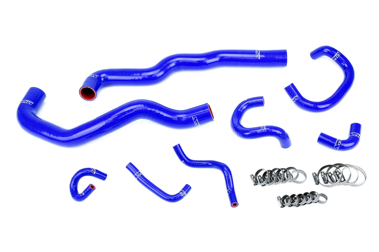 HPS Blue Silicone Radiator Heater Throttle Body Coolant Hose Kit Lexus 98-05 GS300 2JZ-GTE VVT-i Swap 57-2081-BLUE