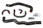 HPS Black Silicone Radiator Heater Coolant Hose Kit Lexus 98-05 GS300 2JZ-GTE VVT-i Swap 57-2082-BLK