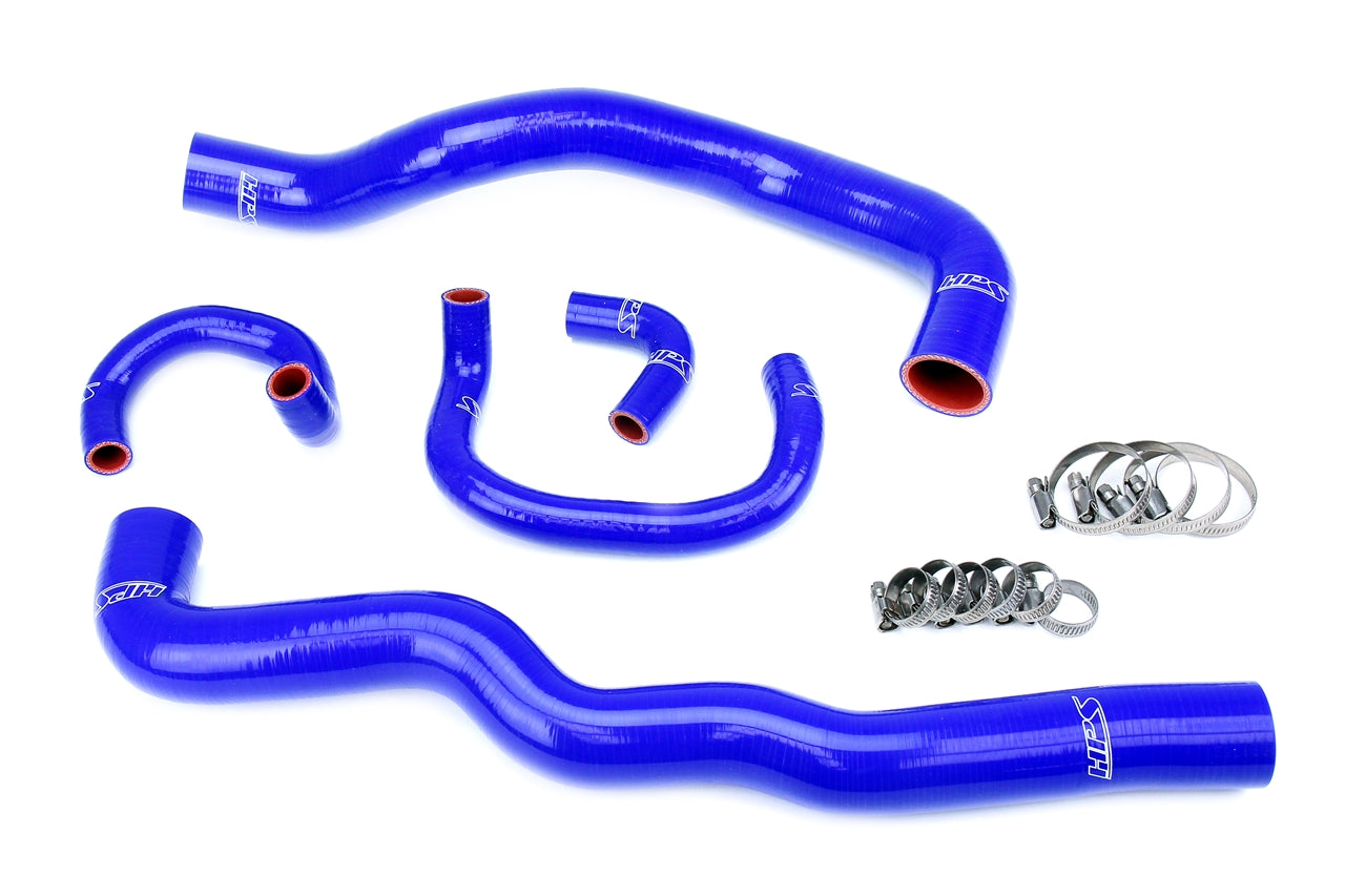 HPS Blue Silicone Radiator Heater Coolant Hose Kit Lexus 98-05 GS300 2JZ-GTE VVT-i Swap 57-2082-BLUE