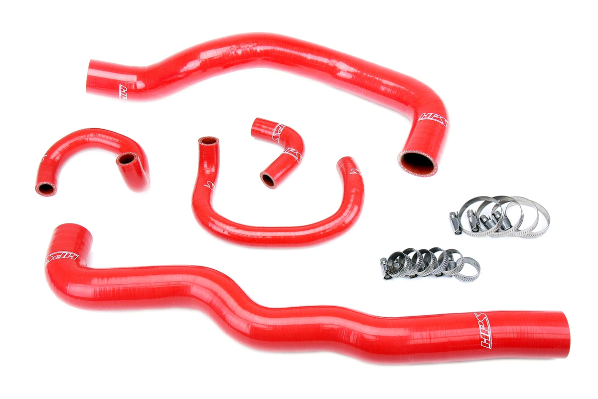 HPS Red Silicone Radiator Heater Coolant Hose Kit Lexus 98-05 GS300 2JZ-GTE VVT-i Swap 57-2082-RED