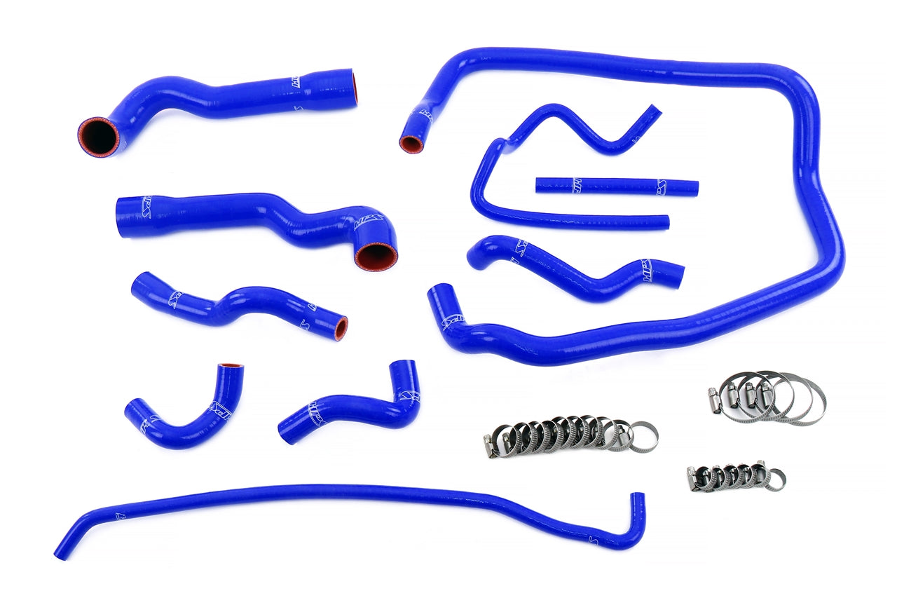 HPS Blue Silicone Radiator Heater Expansion Tank Coolant Hose Kit 96-99 BMW E36 M52 328 2.8L 323 2.5L 57-2088-BLUE