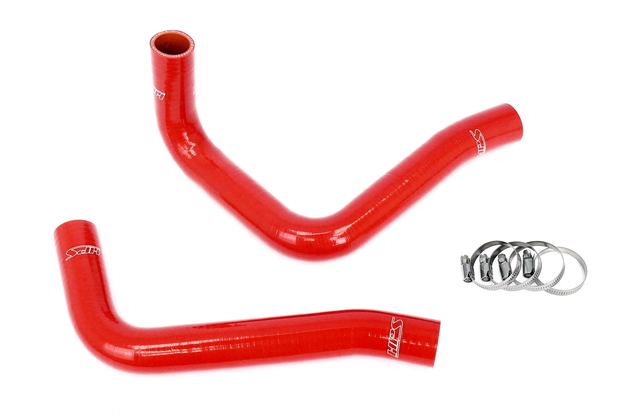 HPS Red Silicone Lower Upper Radiator Coolant Hose Kit 2007-2009 Toyota FJ Cruiser 4.0L V6 Supercharged 57-2094-RED