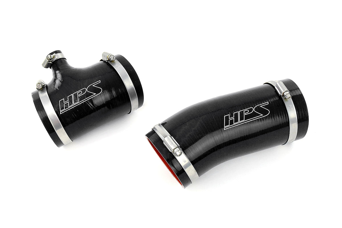 HPS Silicone Air Intake Tube Kit 1991 1992 Land Cruiser FJ80 4.0L 3FE 57-2104-BLK 17882-61080 17881-61110