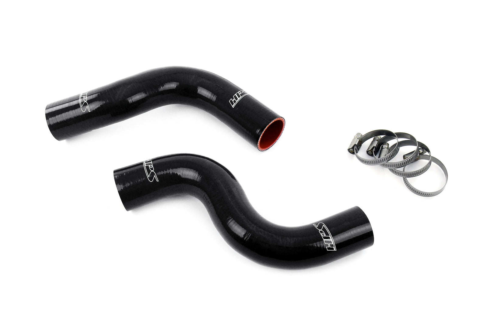 HPS Performance High Temp Reinforced Silicone Radiator and Heater Coolant Hose Kit, Black, 57-1921-BLK main image 1