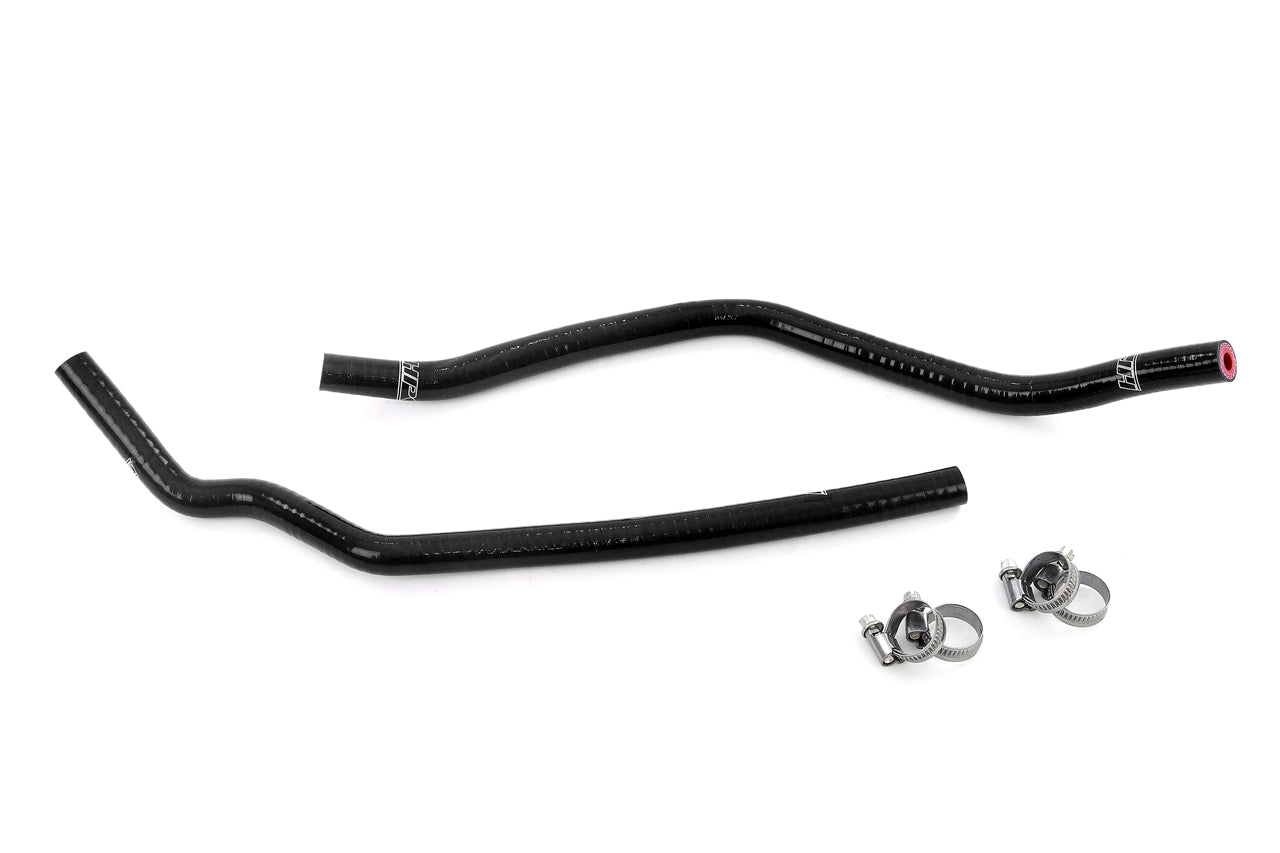 HPS Black Silicone Coolant Tank Supply Hose Kit 2003-2007 Ford F550 Superduty 6.0L V8 Diesel Turbo 57-2119-BLK compatible 3C3Z-9Y439-AD, 3C3Z-8075-AD