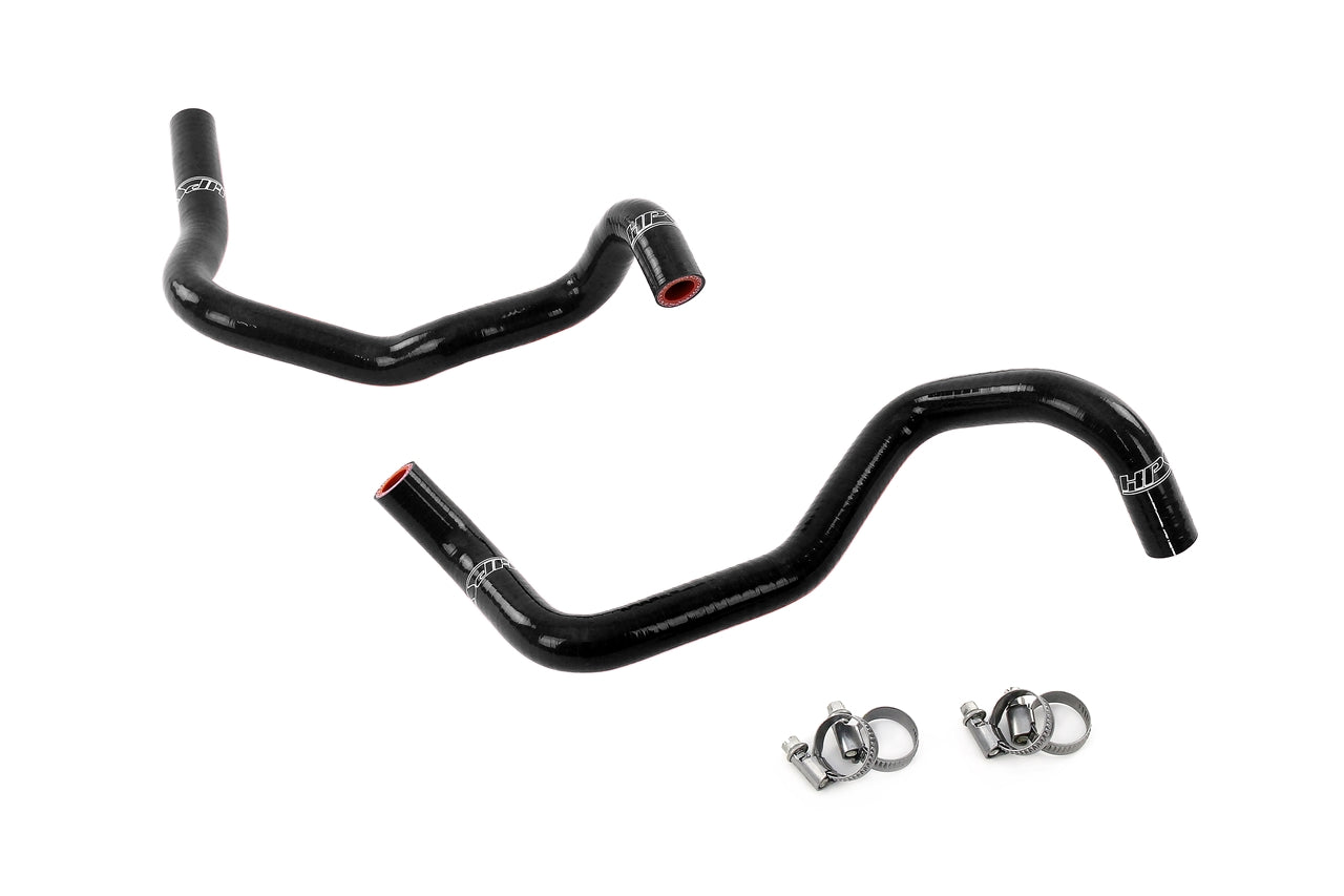 HPS Black Silicone Heater Hose replace 72411AG001, 72421AG050 09-10 Subaru Impreza 2.5 GT 2.5L Turbo 57-2131H-BLK