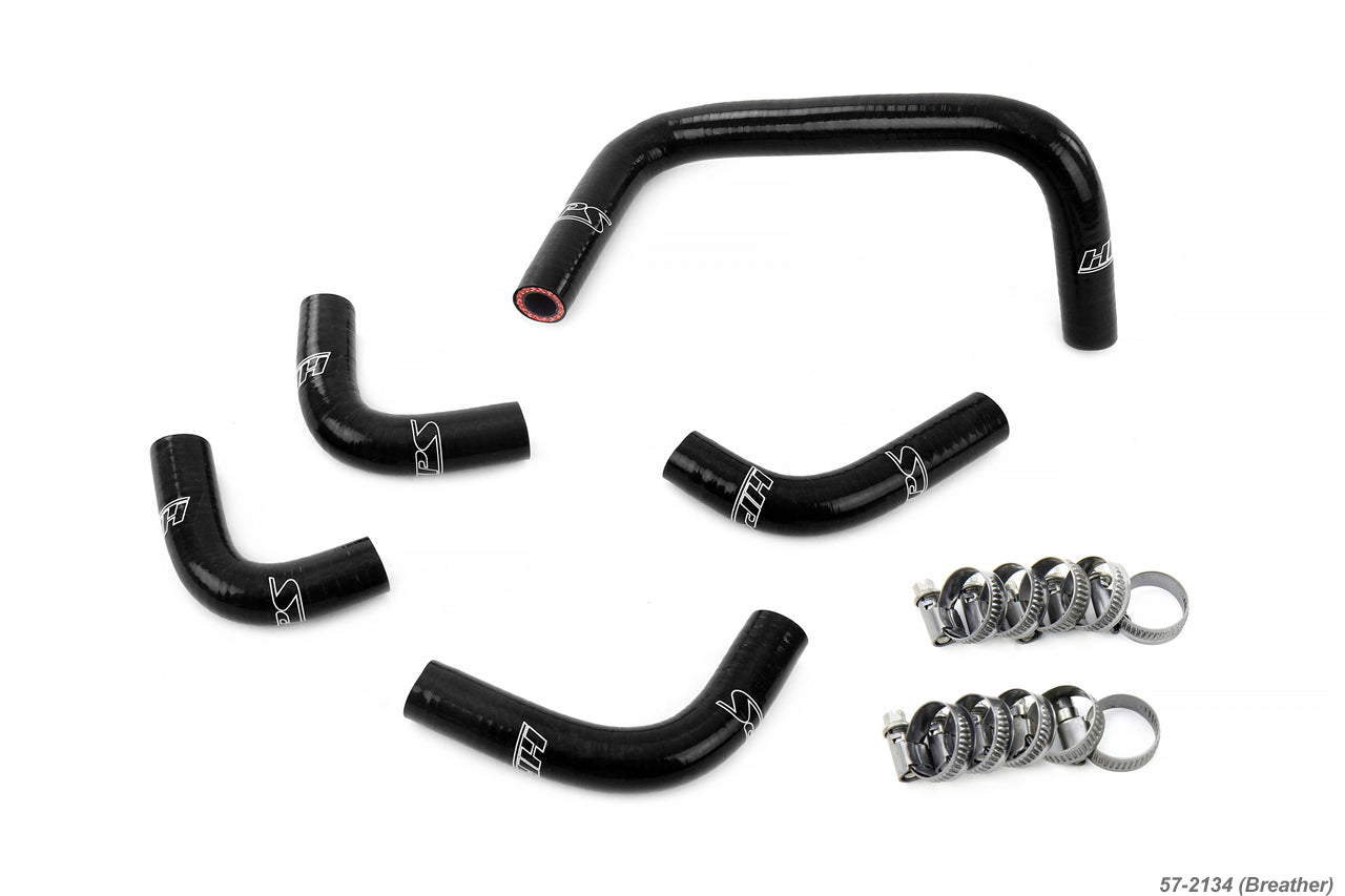   HPS Silicone Breather Hose Nissan Skyline GTR R33 Black RB26DETT FKM 57-2134-BLK