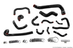 HPS Silicone Radiator Heater Ancillary Throttle Coolant Hose Nissan Skyline GTR R33 Black RB26DETT 57-2135-BLK