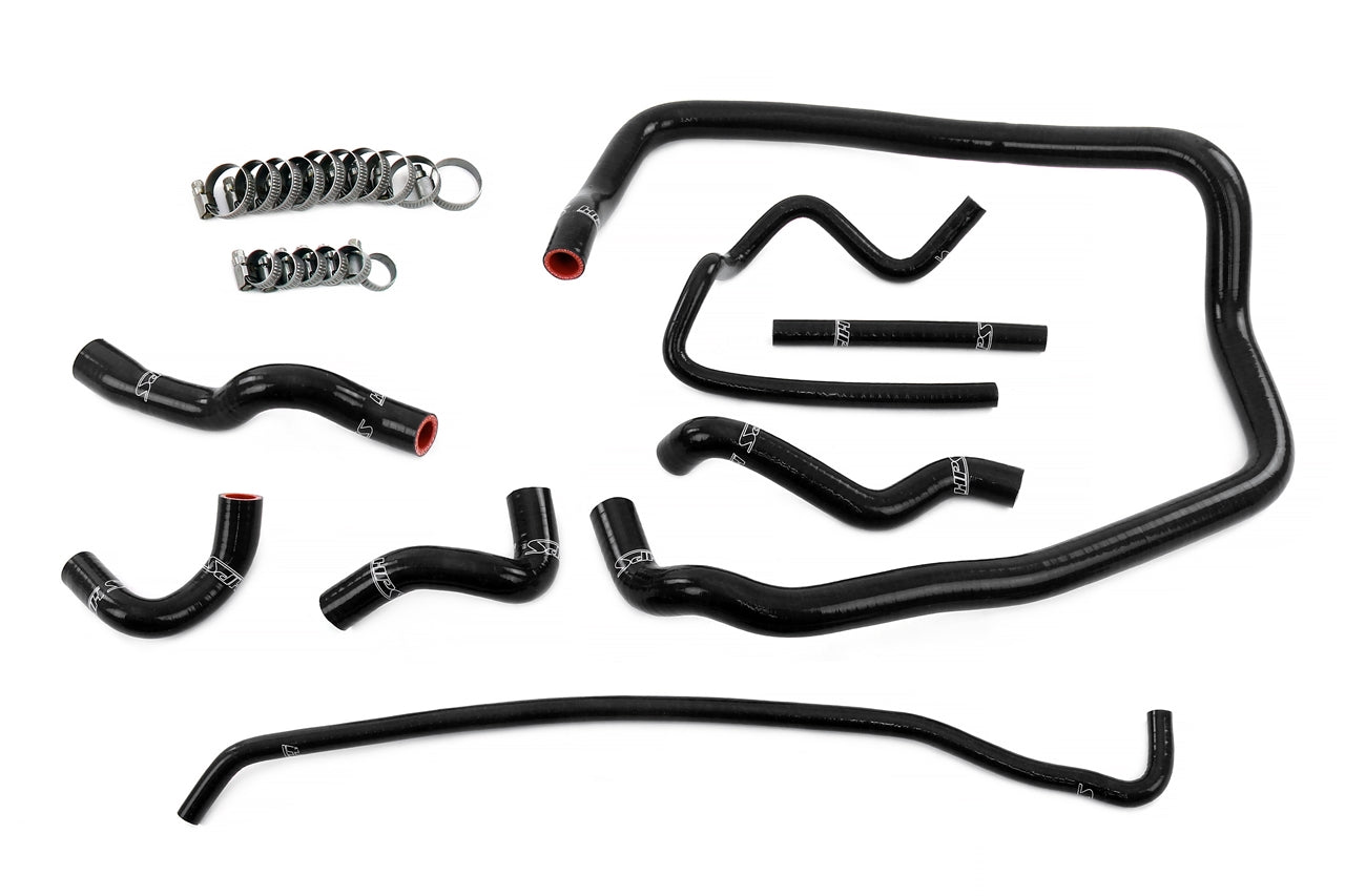 HPS Black Silicone Heater Expansion Tank Coolant Hose Kit 96-99 BMW E36 M52 328 2.8L 323 2.5L 57-2138-BLK