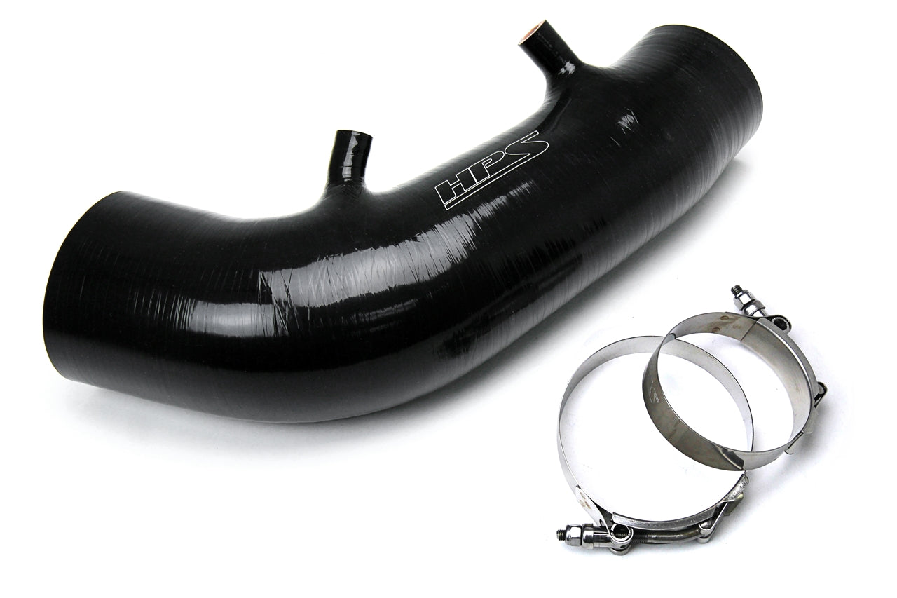 HPS Black Silicone Air Intake Kit Post MAF Hose 2006-2009 Honda S2000 S2K AP2 2.2L F22 drive-by-wire 57-3004-BLK