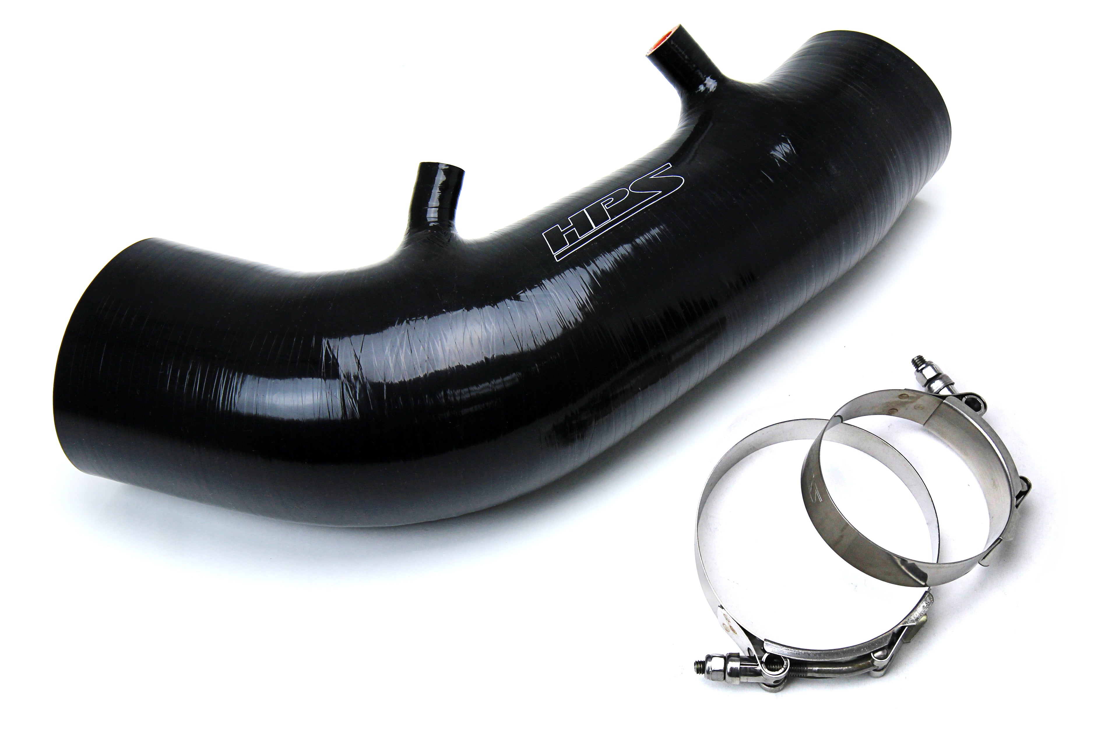 HPS Black Reinforced Silicone Post MAF Air Intake Hose Kit Honda 06-09 S2000 AP2 2.2L F22 57-3004-BLK