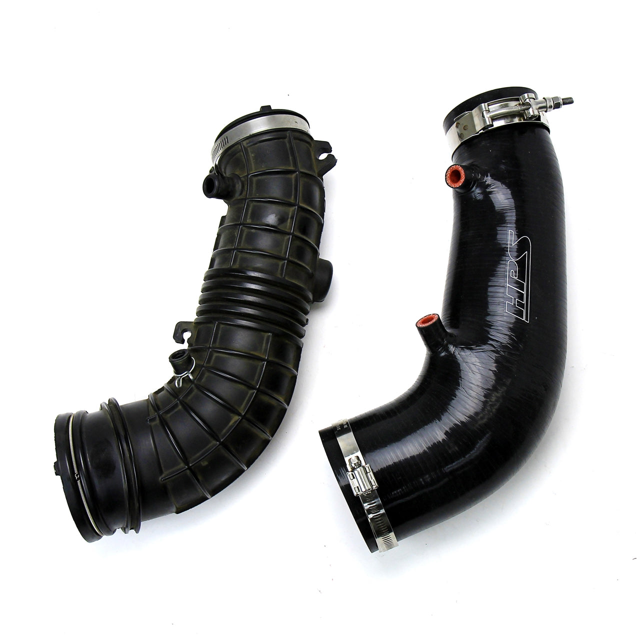 HPS Black Silicone Air Intake Kit Post MAF Hose 2006-2009 Honda S2000 S2K AP2 2.2L F22 drive-by-wire 57-3004-BLK