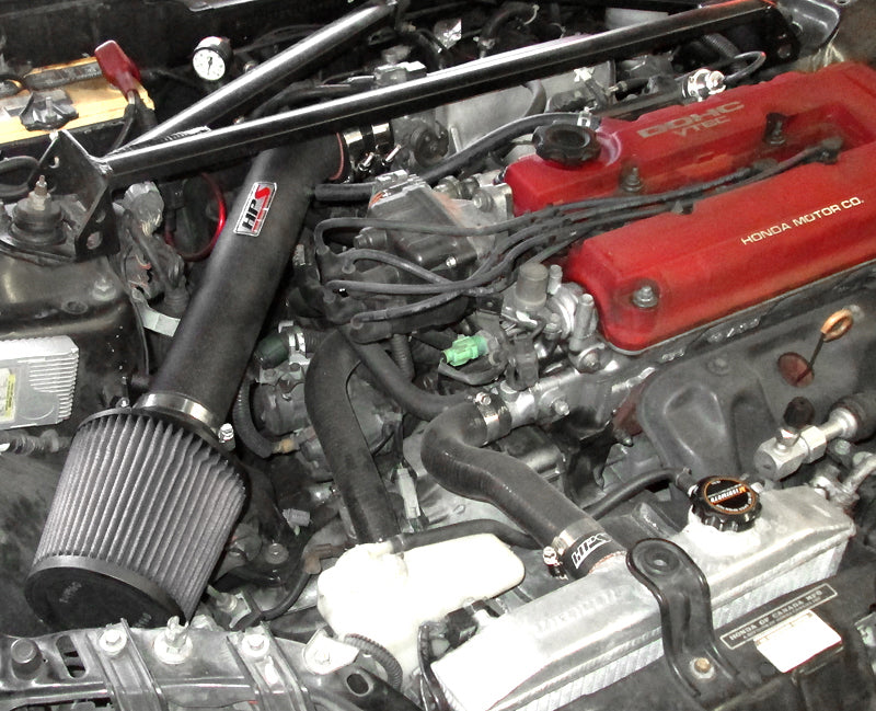 HPS Performance Shortram Cold Air Intake Kit Installed 1992-1995 Honda Civic EG SOHC D Series D15 D16 827-109