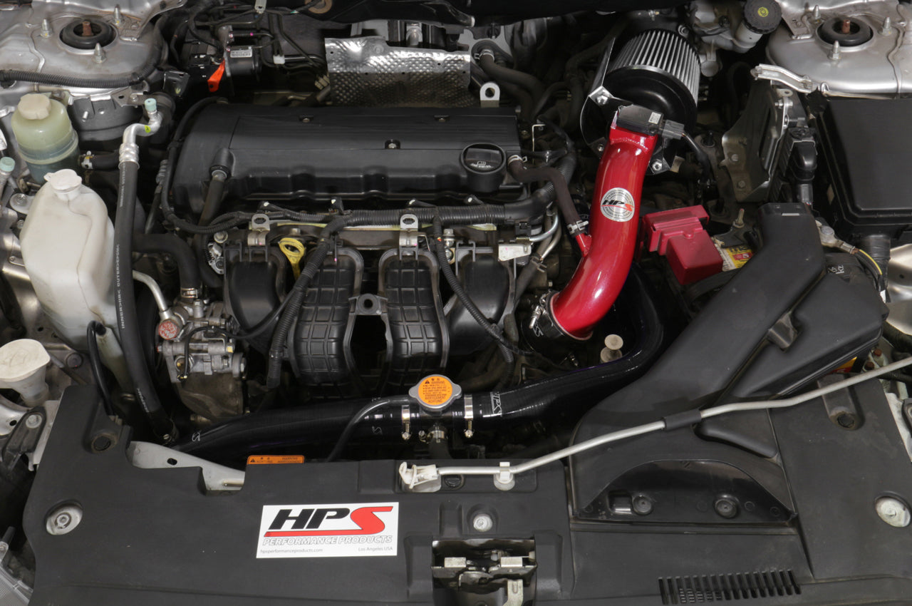 HPS Performance Shortram Cold Air Intake Kit Installed 2008-2014 Mitsubishi Lancer 2.0L / 2.4L NonTurbo 827-162