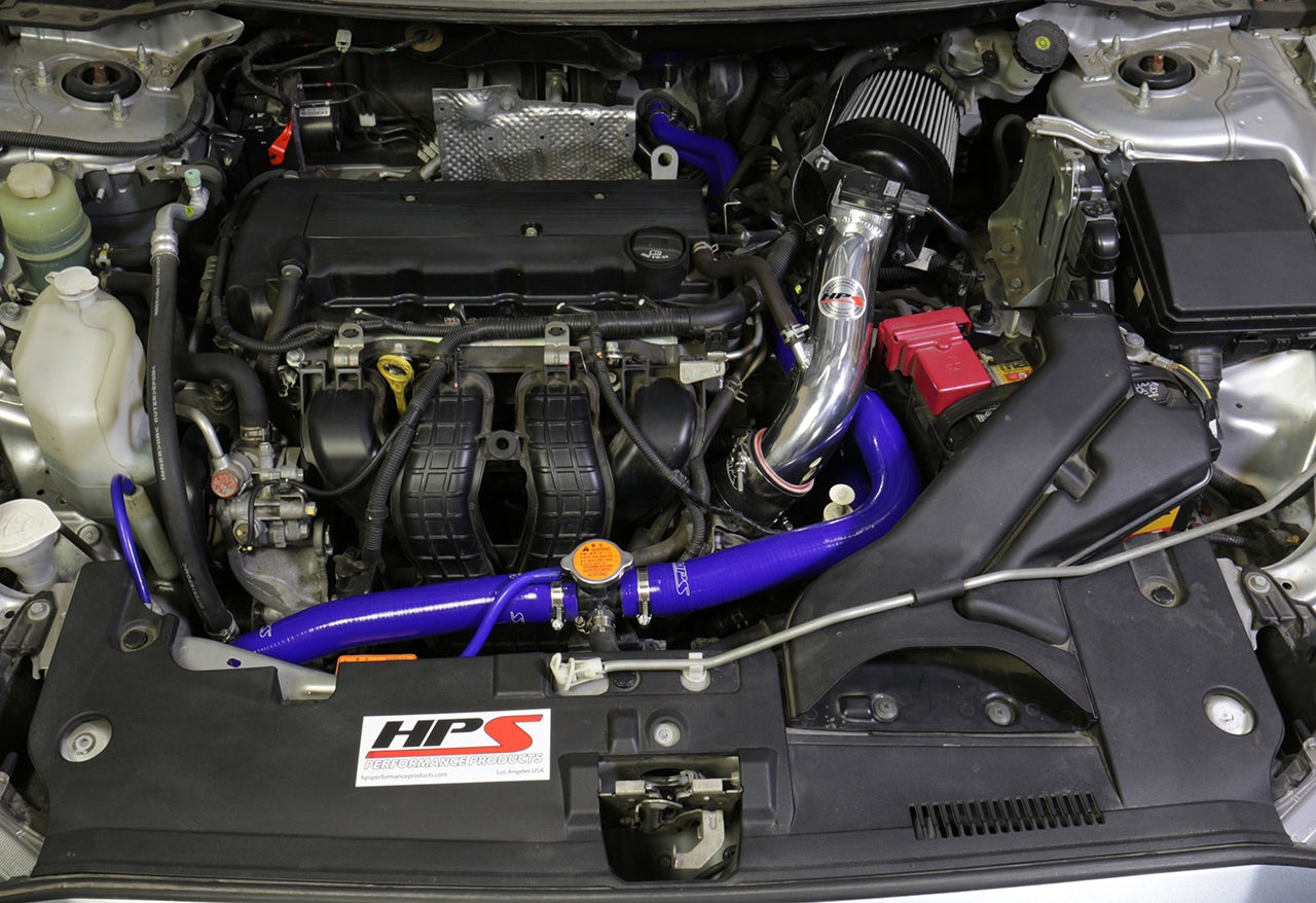 HPS Performance Shortram Air Intake Kit Installed 2008-2014 Mitsubishi Lancer 2.0L 2.4L NonTurbo EGR Tube Equipped 827-162WB