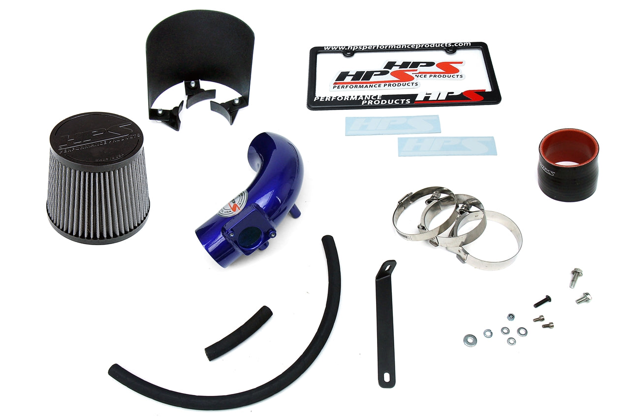 HPS Shortram Air Intake Kit 2003-2009 Mazda Mazda3 2.0L 2.3L Non Turbo 827-165BL