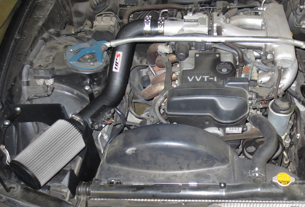HPS Performance Shortram Cold Air Intake Kit Installed 1997-1998 Toyota Supra Non Turbo 3.0L I6 827-200