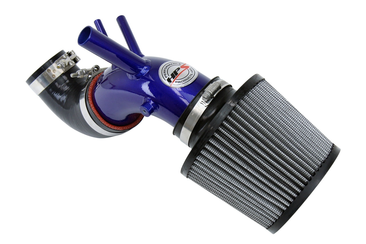HPS Blue Shortram Cold Air Intake Kit 2013-2014 Hyundai Genesis Coupe 2.0T Turbo 827-201BL