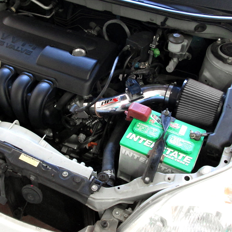 HPS Performance Shortram Cold Air Intake Kit Installed 2003-2004 Toyota Matrix XR 1.8L 827-513