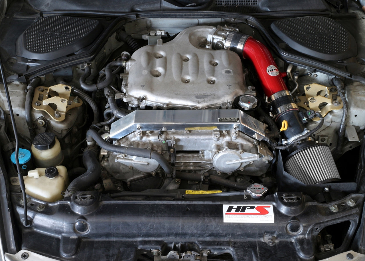 HPS Performance Shortram Air Intake Kit Installed 2003-2006 Nissan 350Z 3.5L V6 827-520R