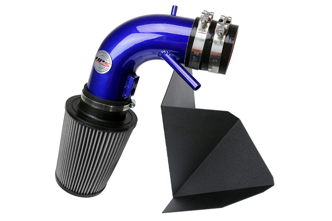 HPS Blue Shortram Cold Air Intake Kit 2013-2016 Hyundai Genesis Coupe 3.8L V6 827-525BL
