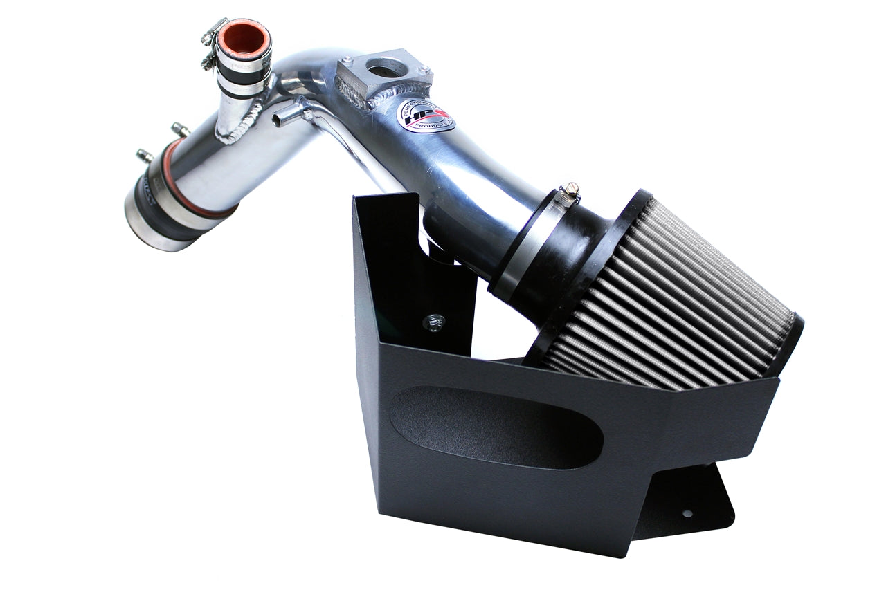 HPS Polish Shortram Cold Air Intake Kit 2008-2015 Mitsubishi Lancer Evolution X 2.0L 827-535P