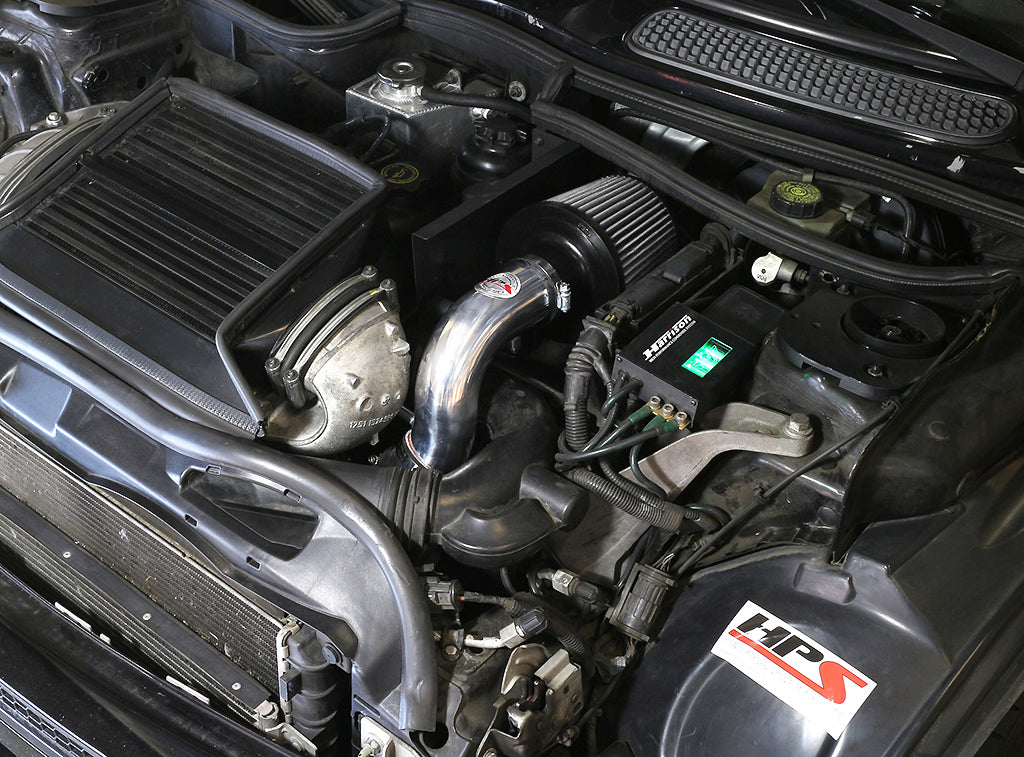 HPS Performance Shortram Cold Air Intake Kit Installed 2002-2005 Mini Cooper S 1.6L Supercharged 827-544