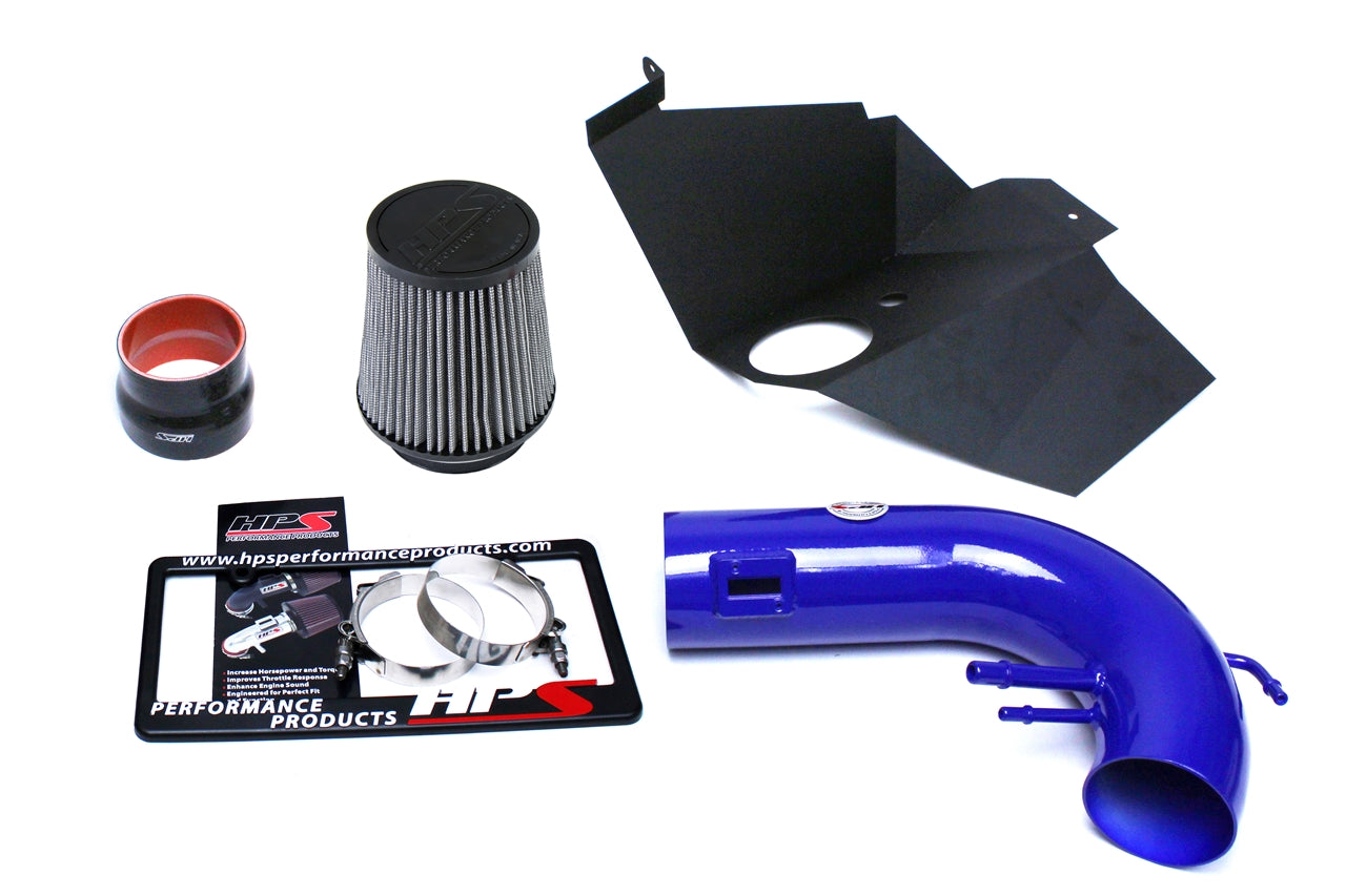HPS Shortram Air Intake Kit 2015-2017 Ford Mustang GT V8 5.0L 827-556BL