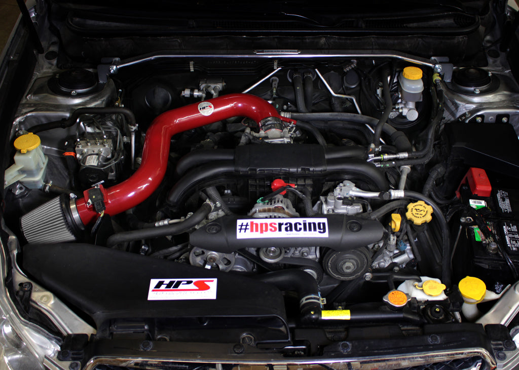 HPS Performance Shortram Air Intake Kit Installed 2010-2011 Subaru Legacy 2.5L Non Turbo 827-557R